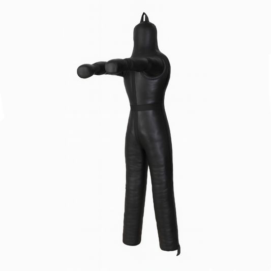 Mannequin de Lutte Debout Bras Articulés Cuir PU – MMA Judo – AURABOXE