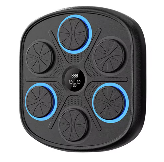 Cible de Boxe Murale Intelligente – Rythme Musical & Capteurs Lumineux – Entraînement Ludique