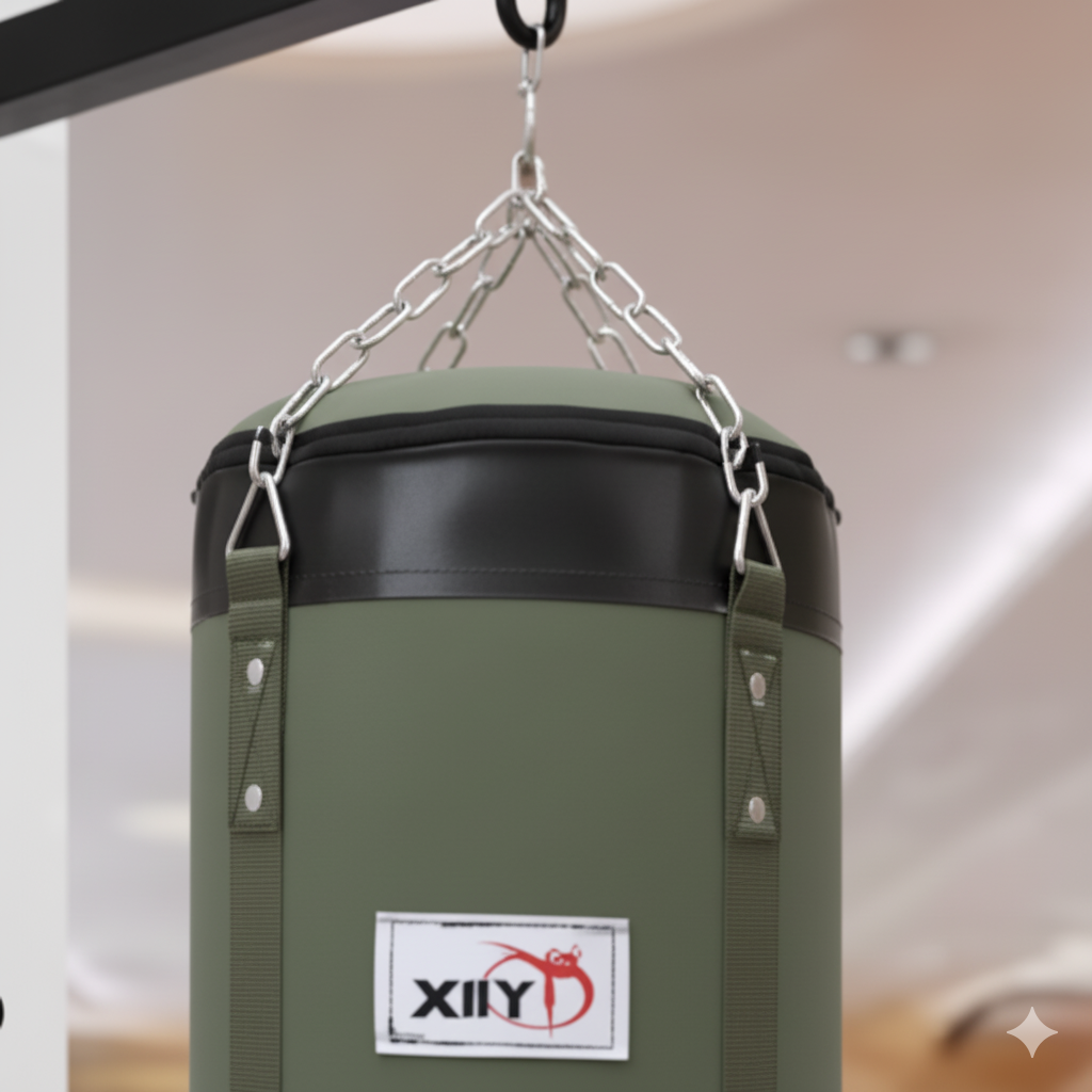 Sac de frappe en Toile Verte